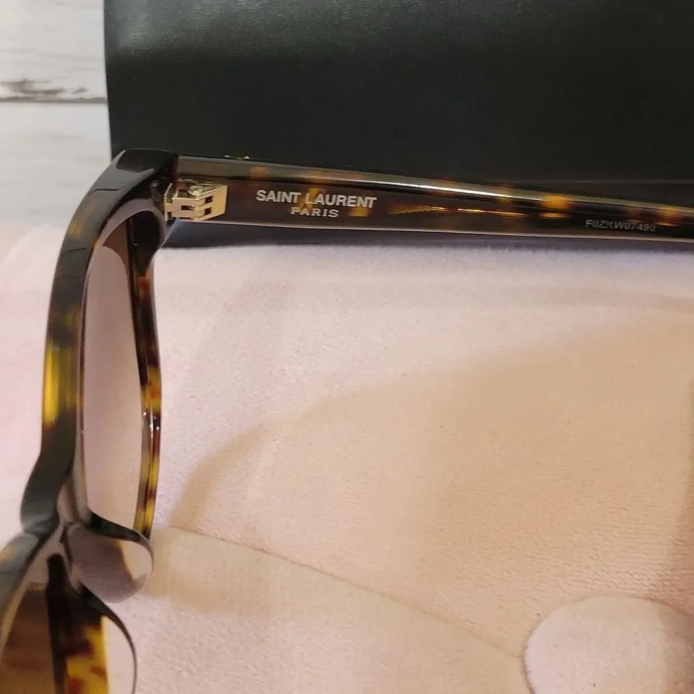 NWOT Yves Saint‎ Laurent Square Sunglasses 58mm Italian Made